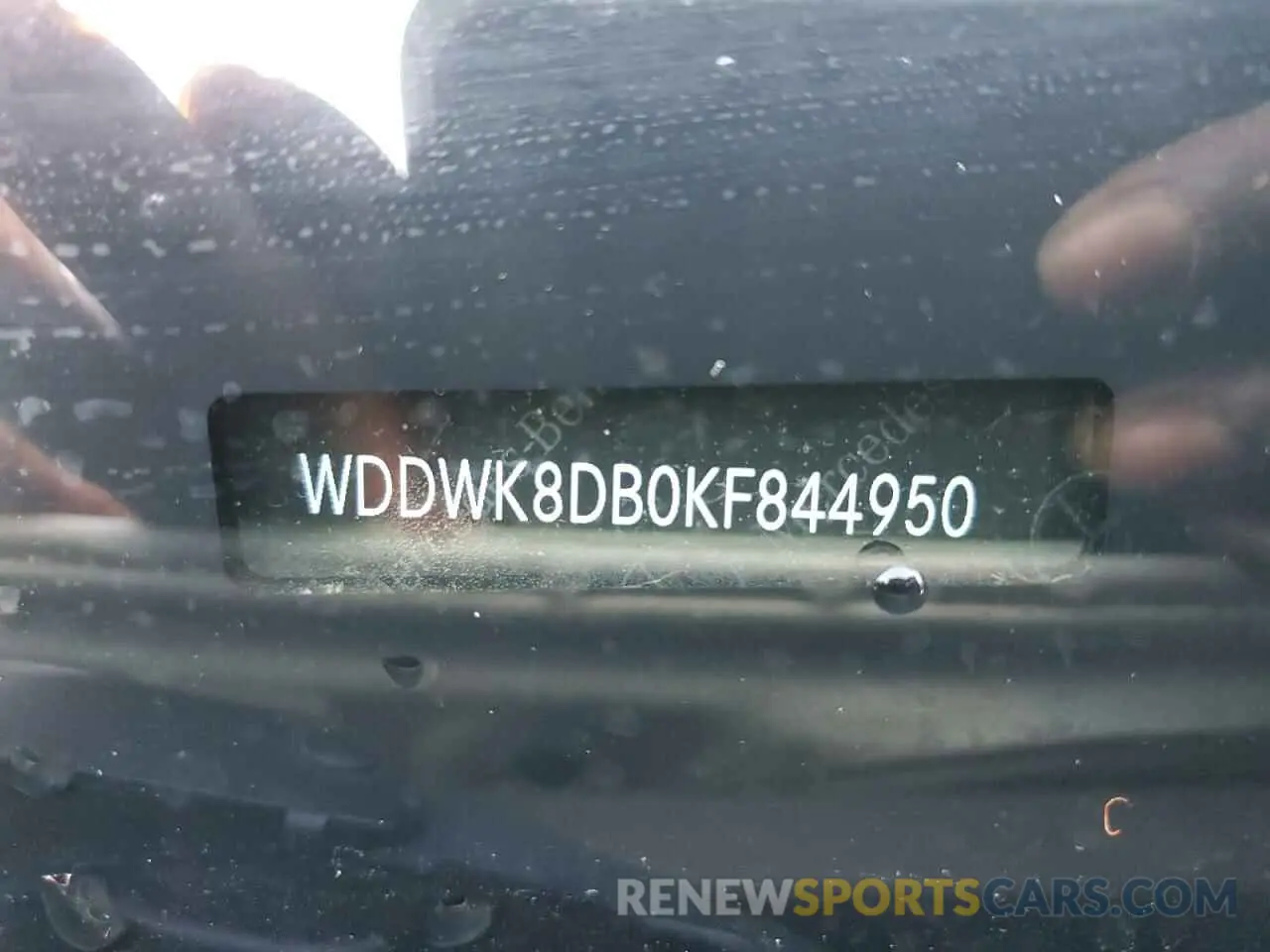 10 fotografías del automóvil dañado WDDWK8DB0KF844950 MERCEDES-BENZ C-CLASS 2019