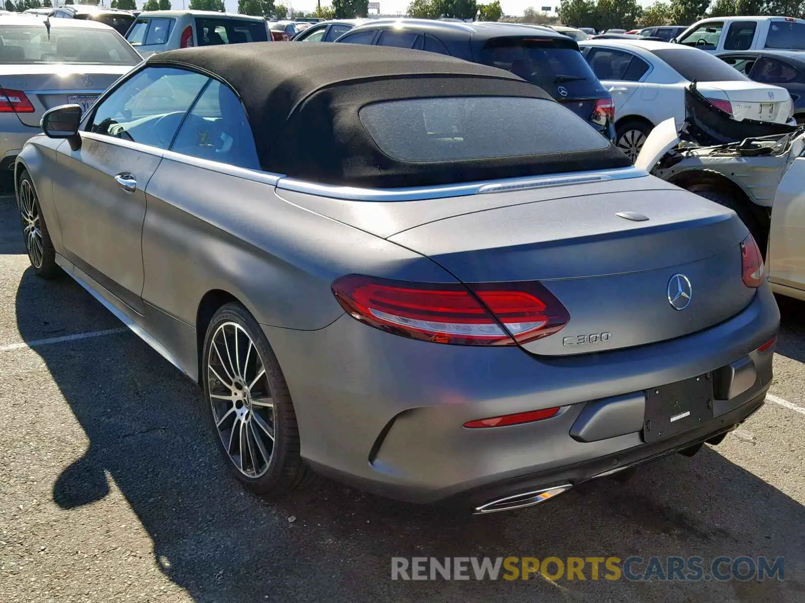 3 fotografías del automóvil dañado WDDWK8DB1KF807907 MERCEDES-BENZ C CLASS 2019