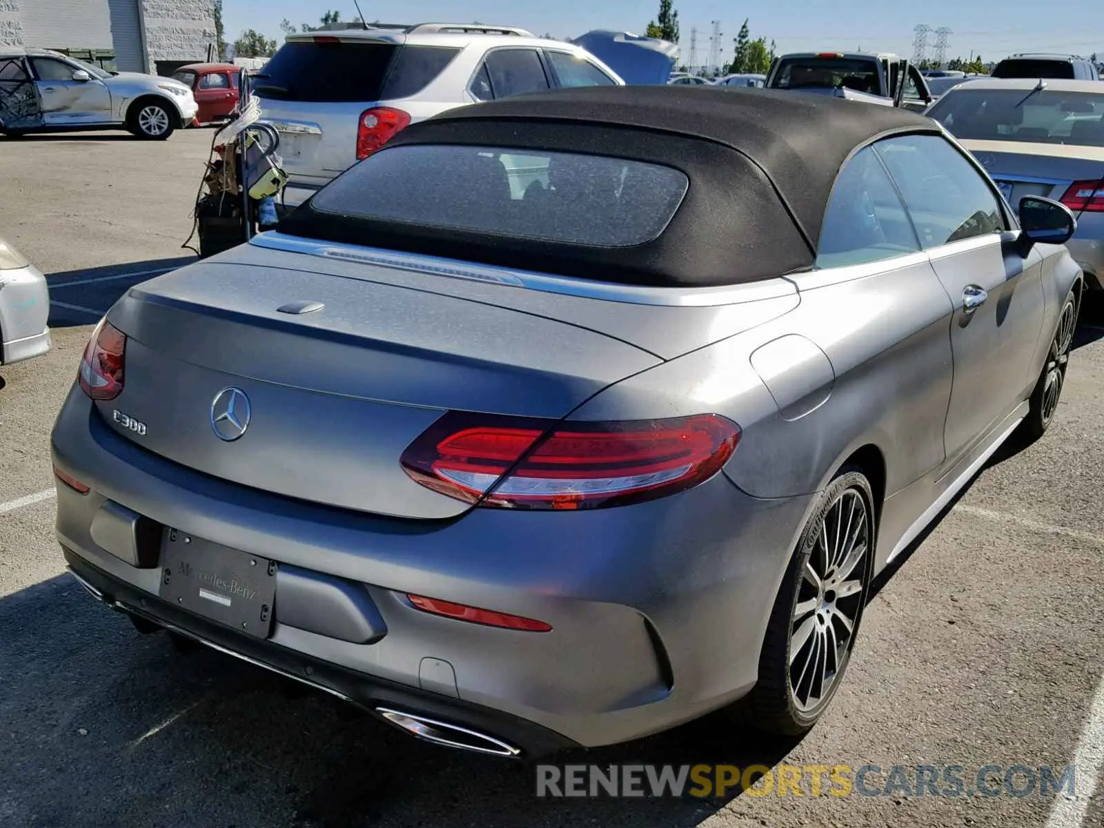 4 fotografías del automóvil dañado WDDWK8DB1KF807907 MERCEDES-BENZ C CLASS 2019