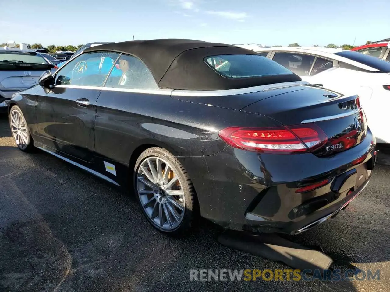2 fotografías del automóvil dañado WDDWK8DB2KF797209 MERCEDES-BENZ C-CLASS 2019