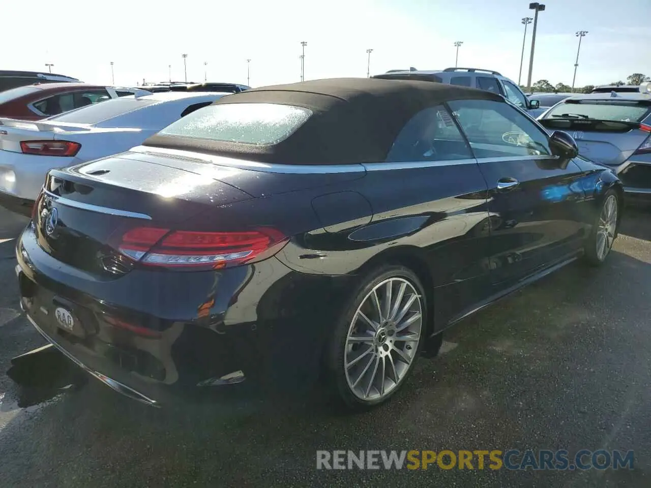 3 fotografías del automóvil dañado WDDWK8DB2KF797209 MERCEDES-BENZ C-CLASS 2019