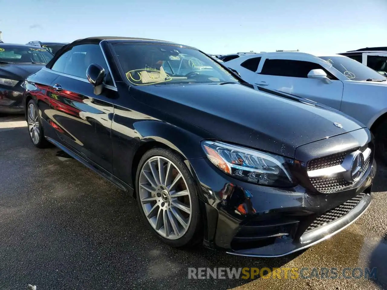 4 fotografías del automóvil dañado WDDWK8DB2KF797209 MERCEDES-BENZ C-CLASS 2019