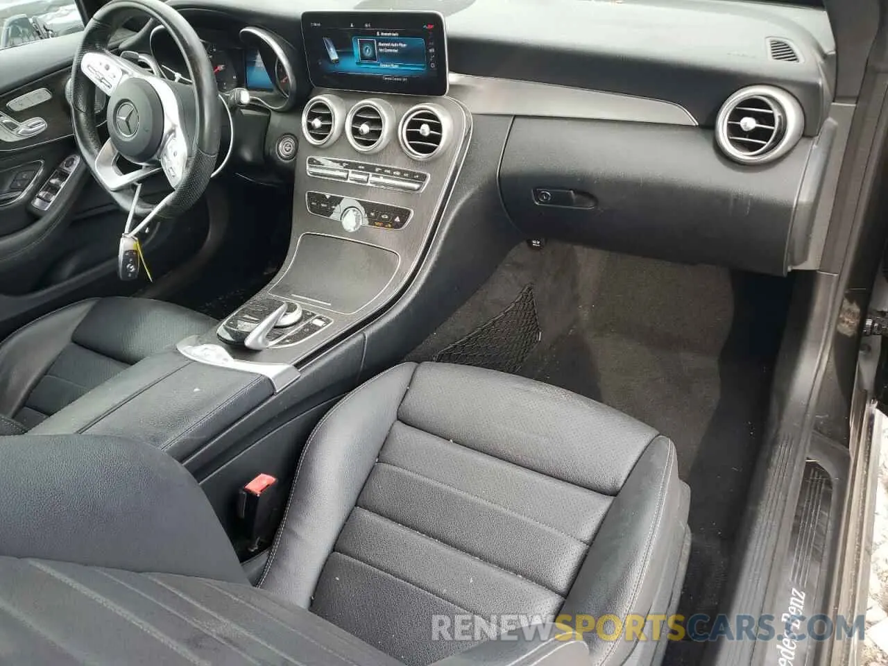8 fotografías del automóvil dañado WDDWK8DB3KF861855 MERCEDES-BENZ C-CLASS 2019