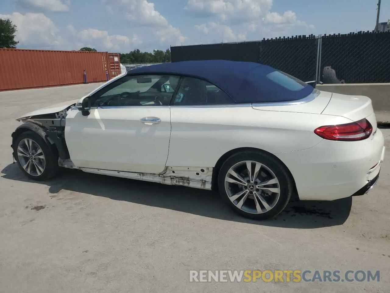2 fotografías del automóvil dañado WDDWK8DB4KF796515 MERCEDES-BENZ C-CLASS 2019