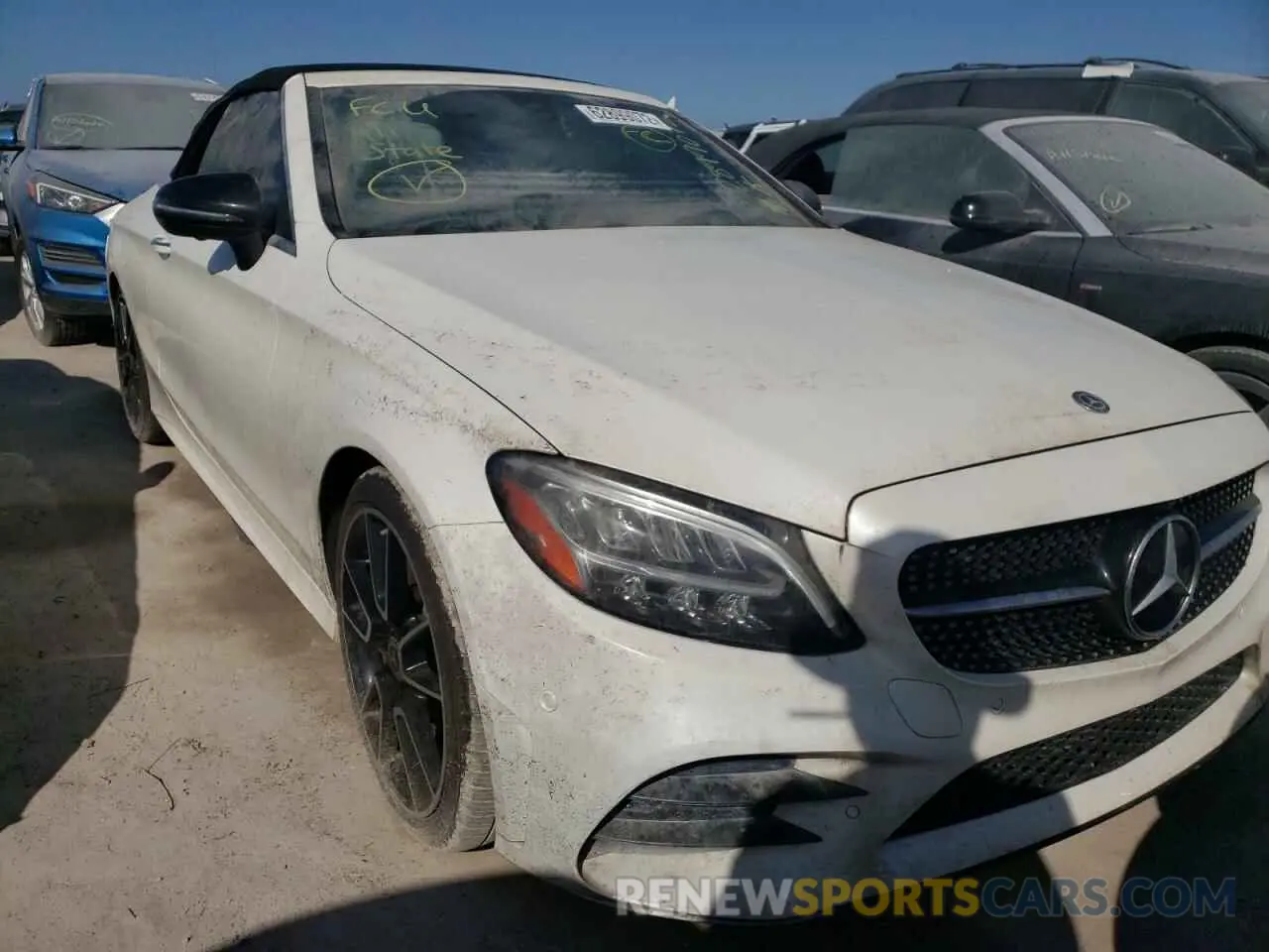 1 fotografías del automóvil dañado WDDWK8DB7KF834514 MERCEDES-BENZ C-CLASS 2019