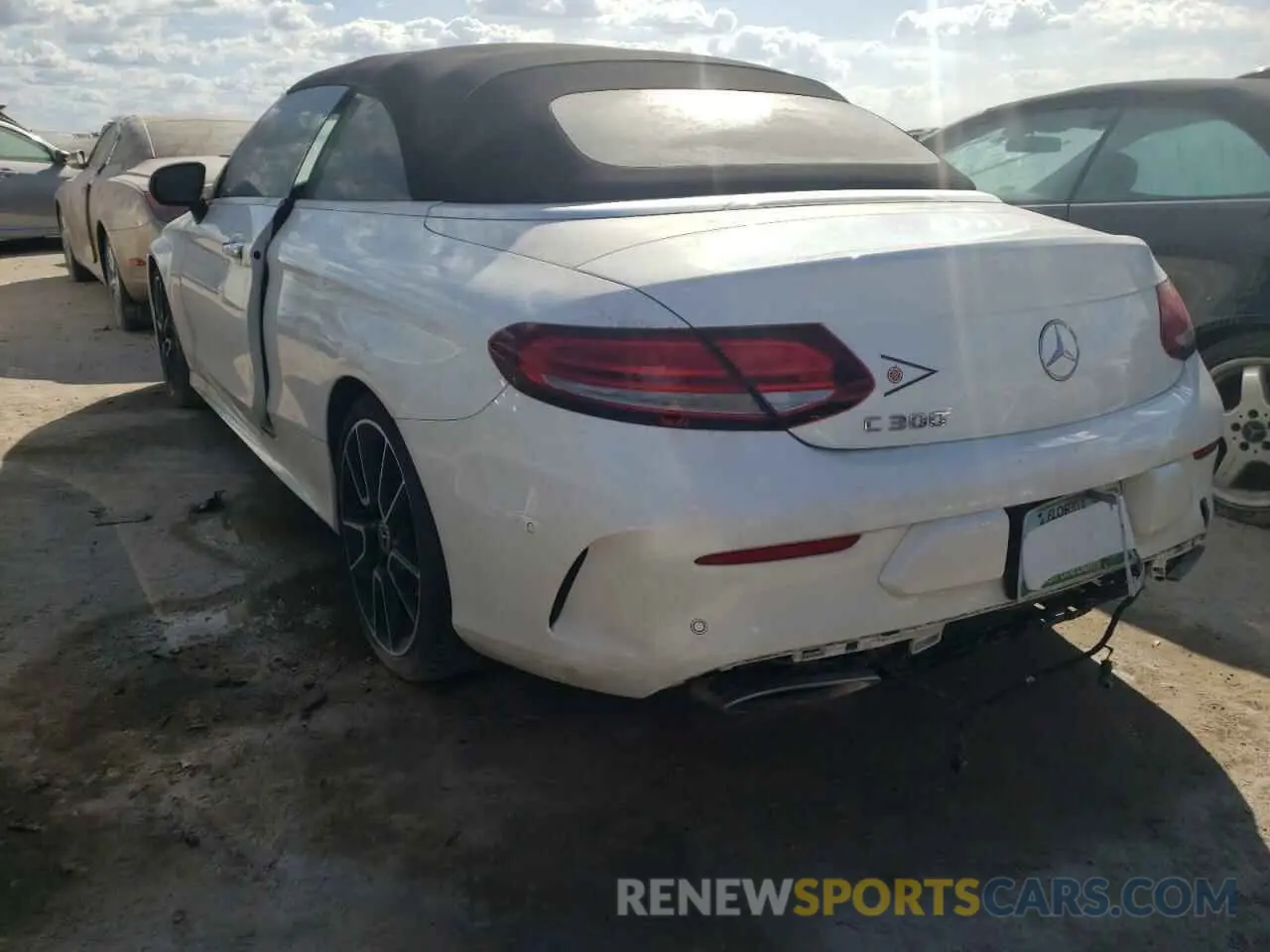 3 fotografías del automóvil dañado WDDWK8DB7KF834514 MERCEDES-BENZ C-CLASS 2019