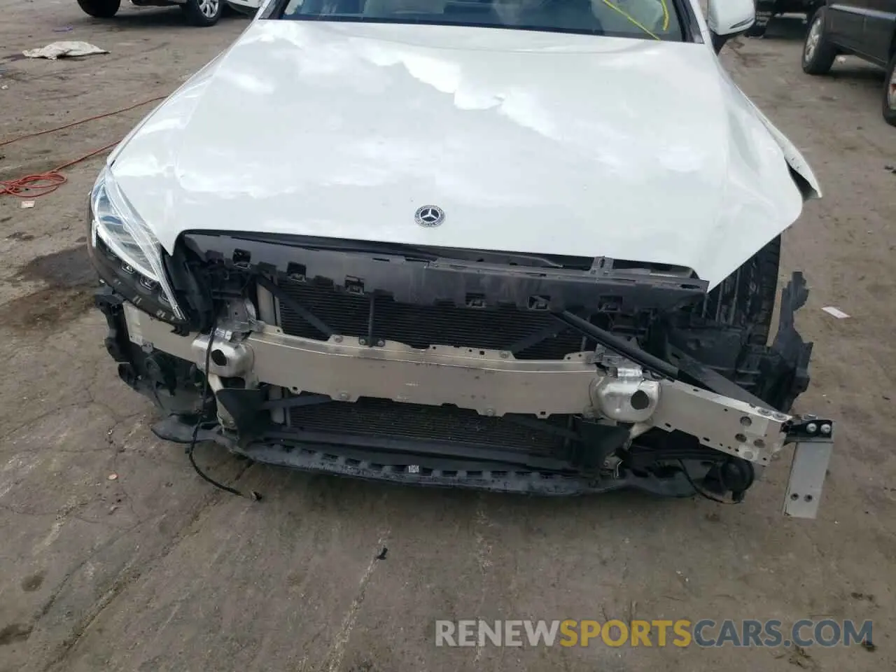 9 fotografías del automóvil dañado WDDWK8DB8KF835980 MERCEDES-BENZ C-CLASS 2019