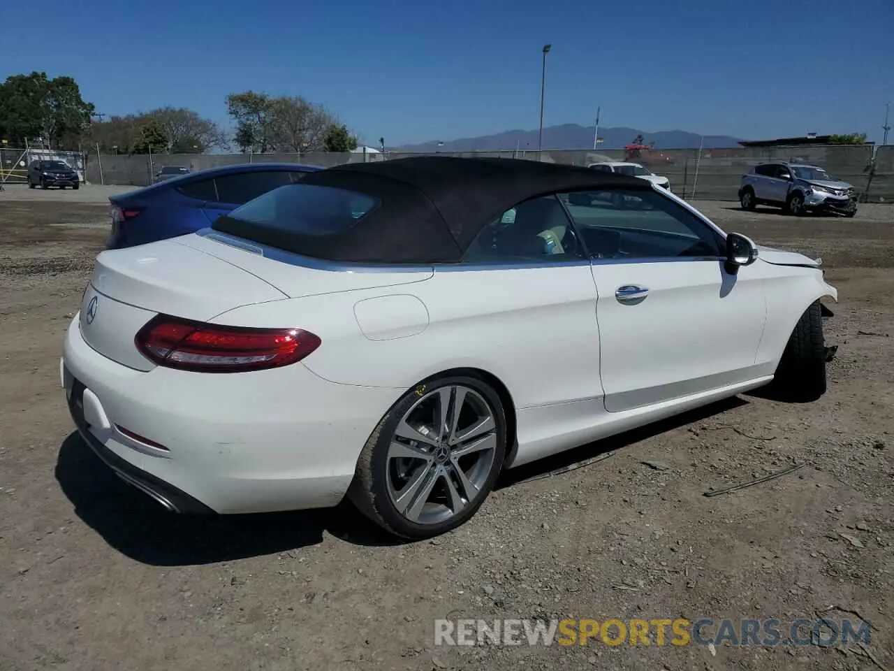 3 fotografías del automóvil dañado WDDWK8DB8KF870731 MERCEDES-BENZ C-CLASS 2019