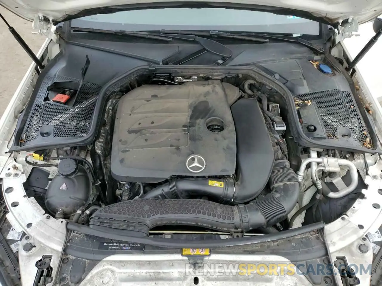 11 fotografías del automóvil dañado WDDWK8EB0KF844381 MERCEDES-BENZ C-CLASS 2019