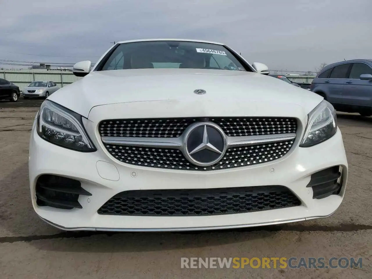 5 fotografías del automóvil dañado WDDWK8EB0KF844381 MERCEDES-BENZ C-CLASS 2019