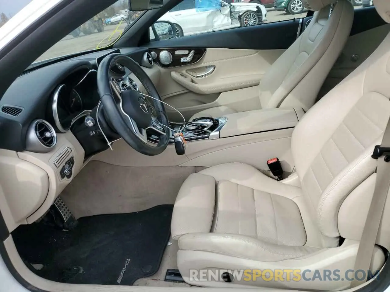 7 fotografías del automóvil dañado WDDWK8EB0KF844381 MERCEDES-BENZ C-CLASS 2019