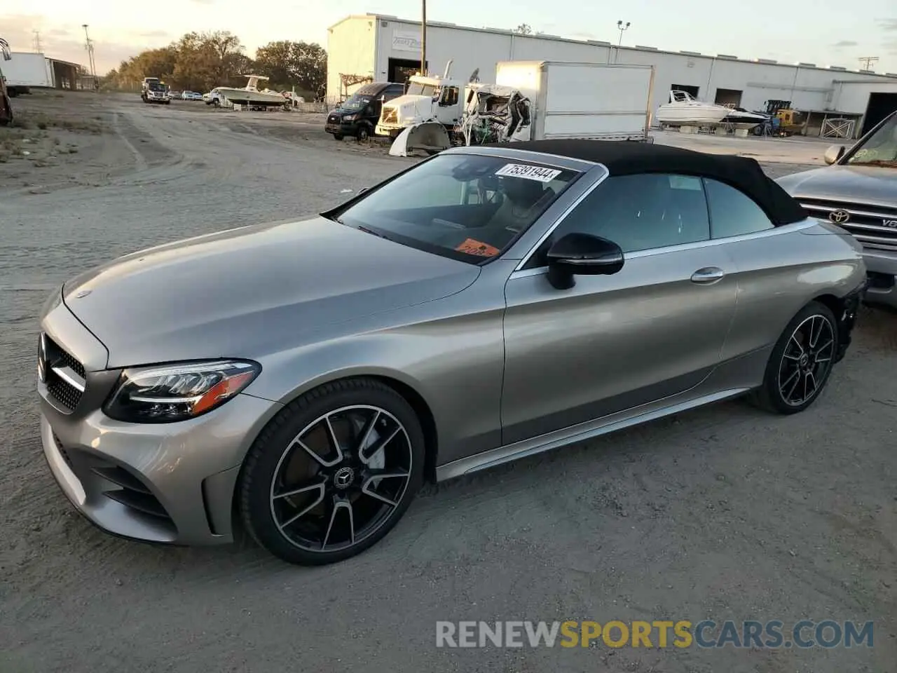 1 fotografías del automóvil dañado WDDWK8EB5KF774456 MERCEDES-BENZ C-CLASS 2019