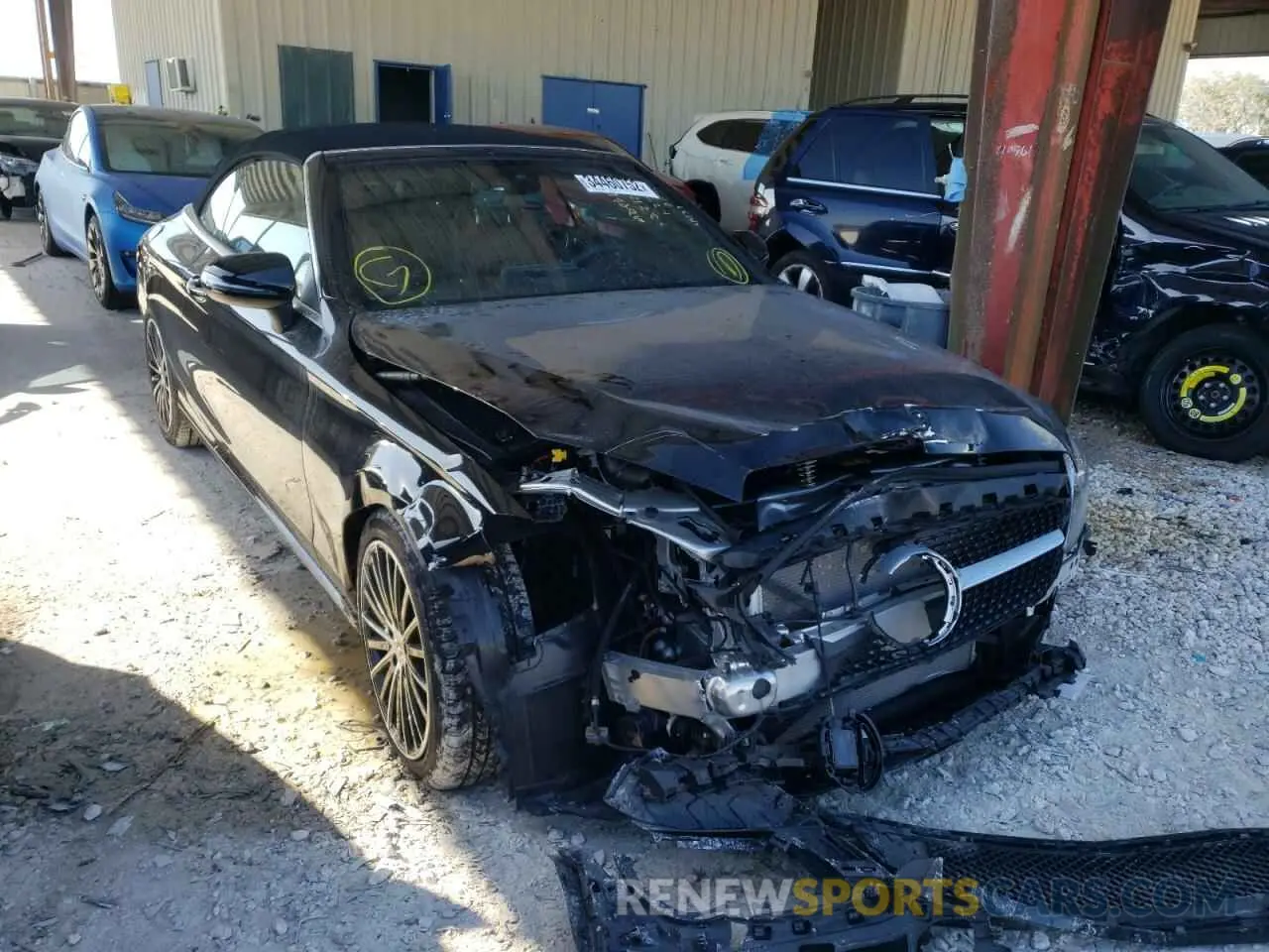 1 fotografías del automóvil dañado WDDWK8EB5KF834431 MERCEDES-BENZ C-CLASS 2019