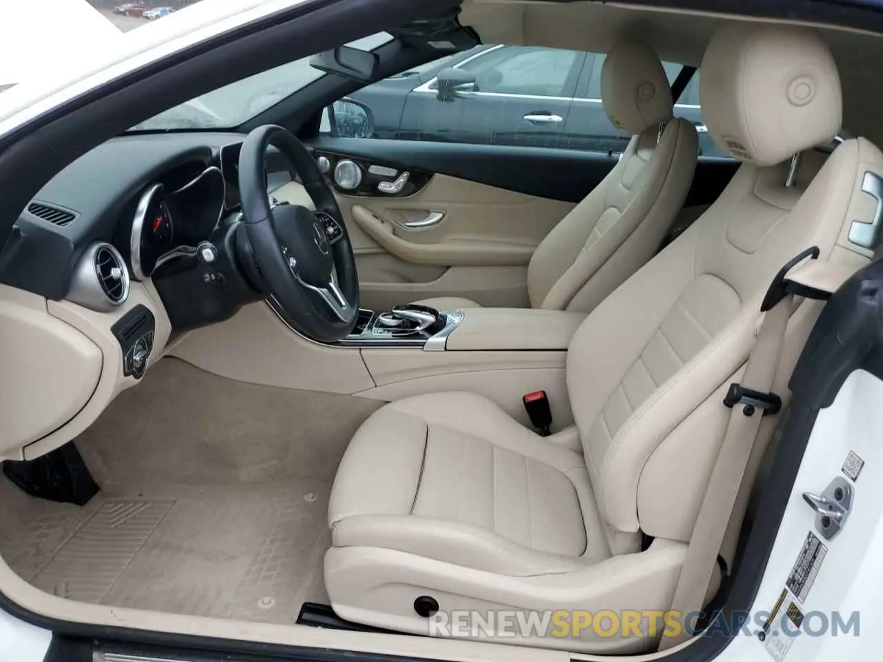 7 fotografías del automóvil dañado WDDWK8EB6KF801826 MERCEDES-BENZ C-CLASS 2019