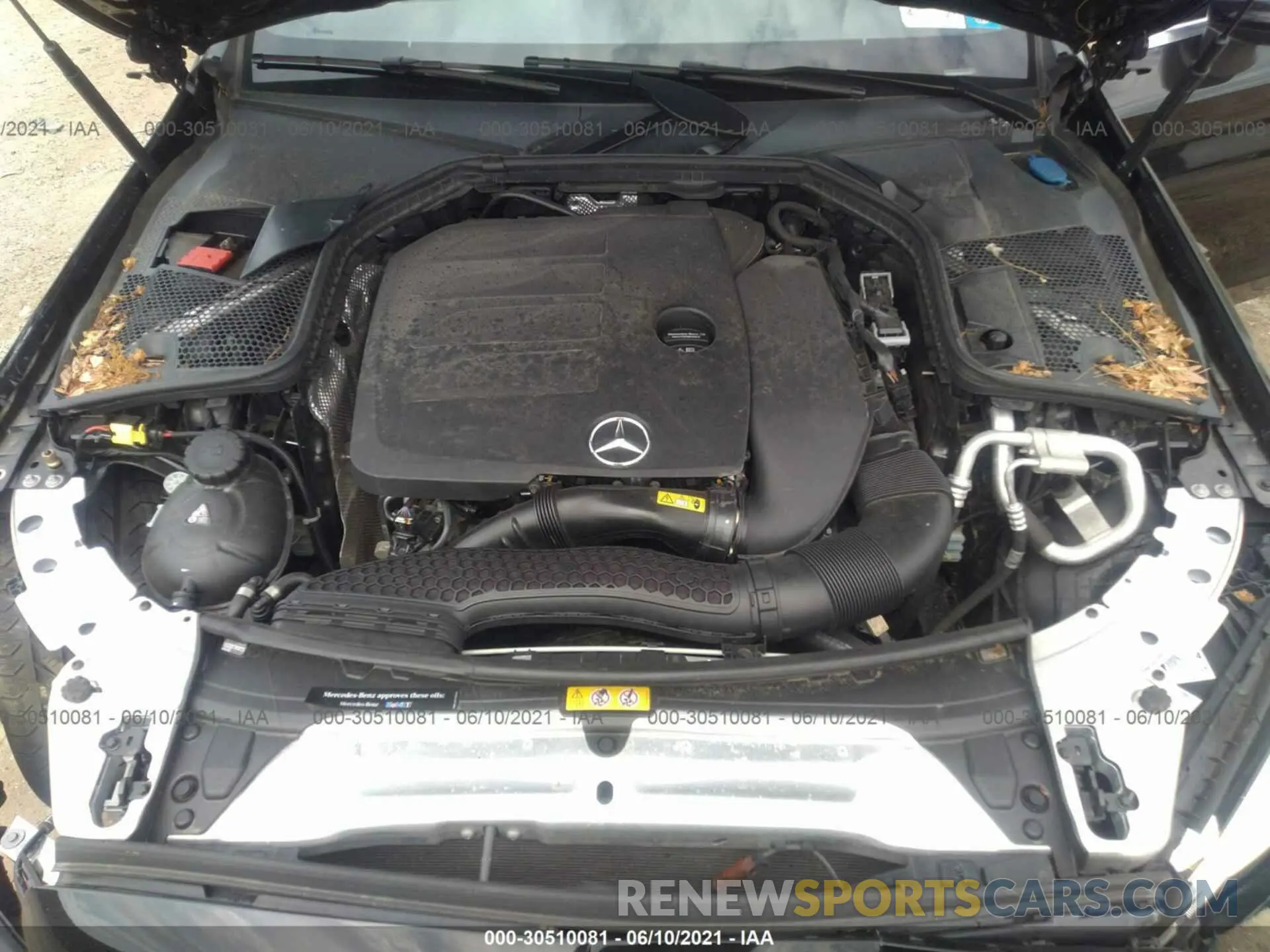 10 fotografías del automóvil dañado WDDWK8EB8KF864359 MERCEDES-BENZ C-CLASS 2019