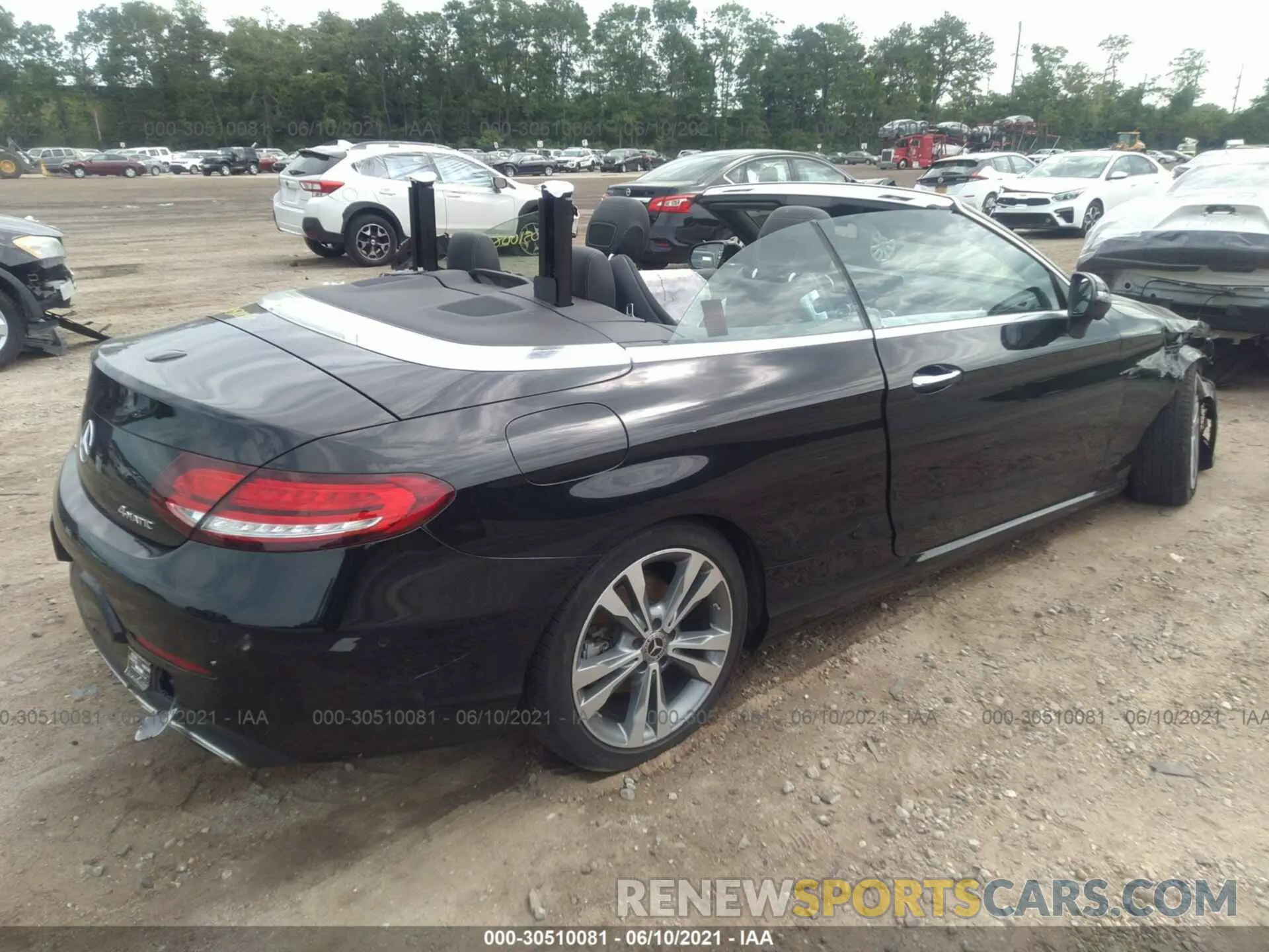 4 fotografías del automóvil dañado WDDWK8EB8KF864359 MERCEDES-BENZ C-CLASS 2019