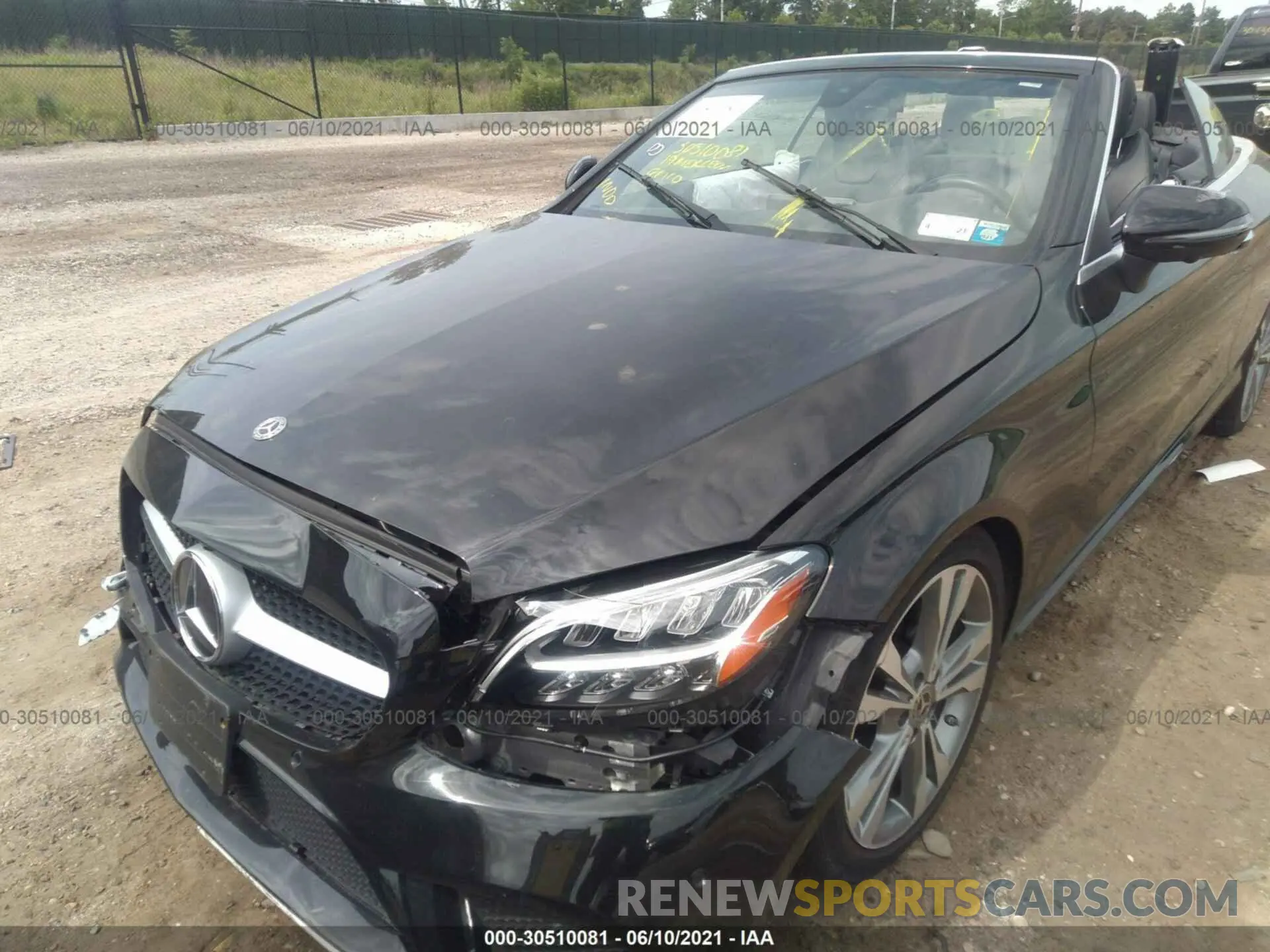 6 fotografías del automóvil dañado WDDWK8EB8KF864359 MERCEDES-BENZ C-CLASS 2019