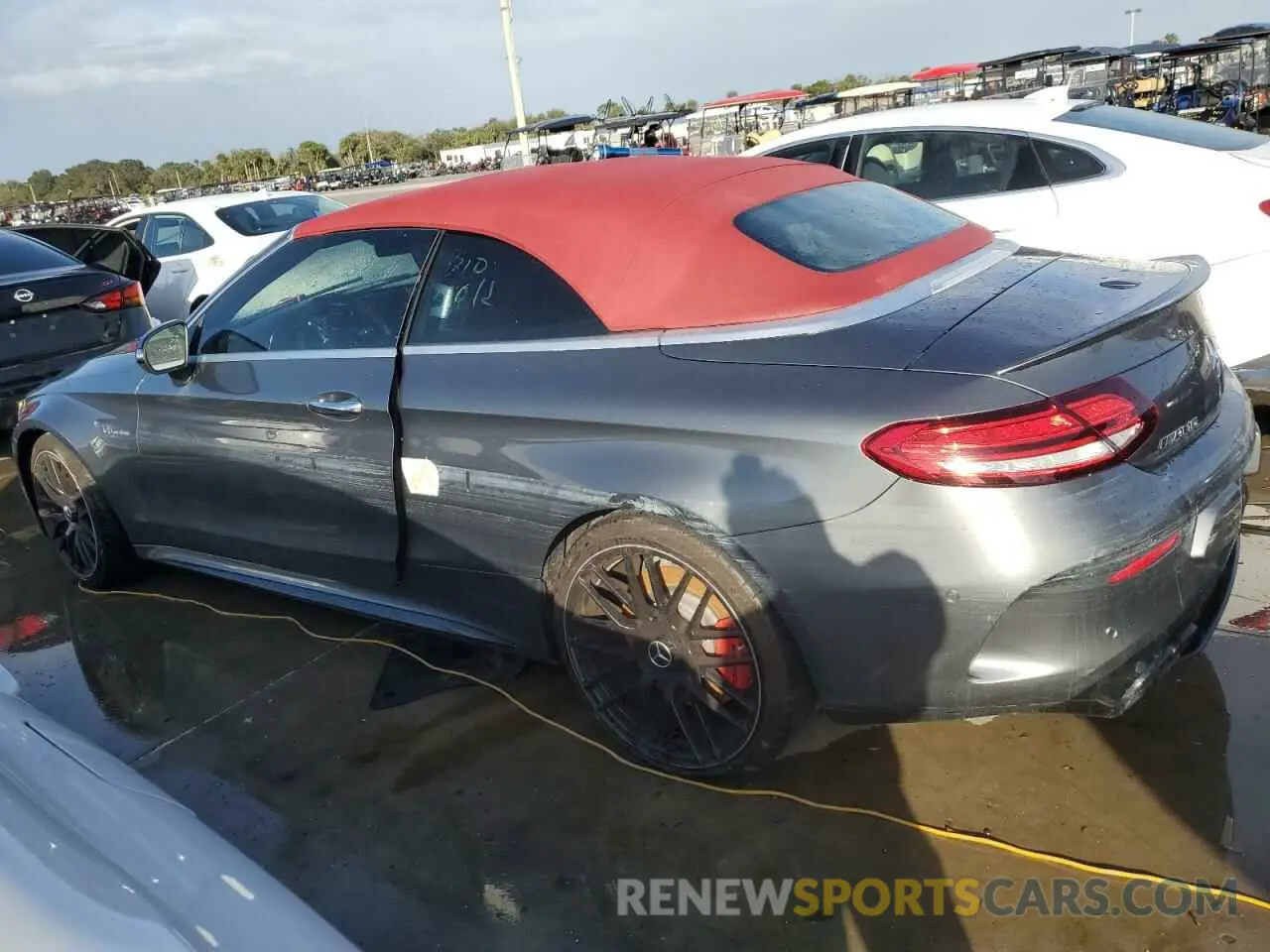 2 fotografías del automóvil dañado WDDWK8HB5KF898920 MERCEDES-BENZ C-CLASS 2019