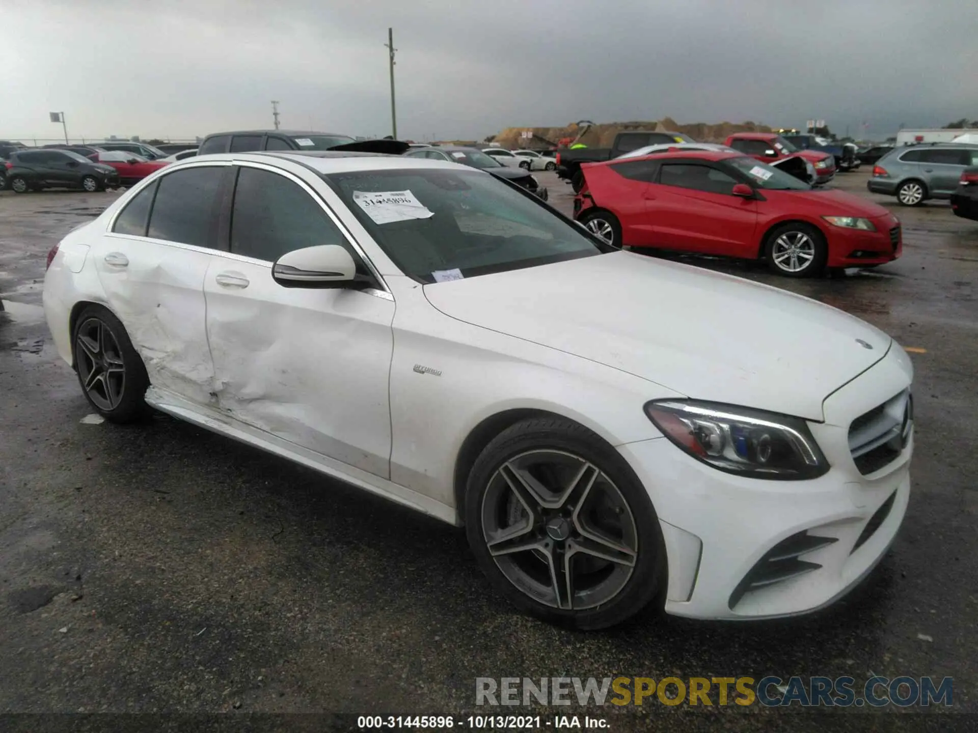 1 fotografías del automóvil dañado 55SWF6EB0LU330327 MERCEDES-BENZ C-CLASS 2020