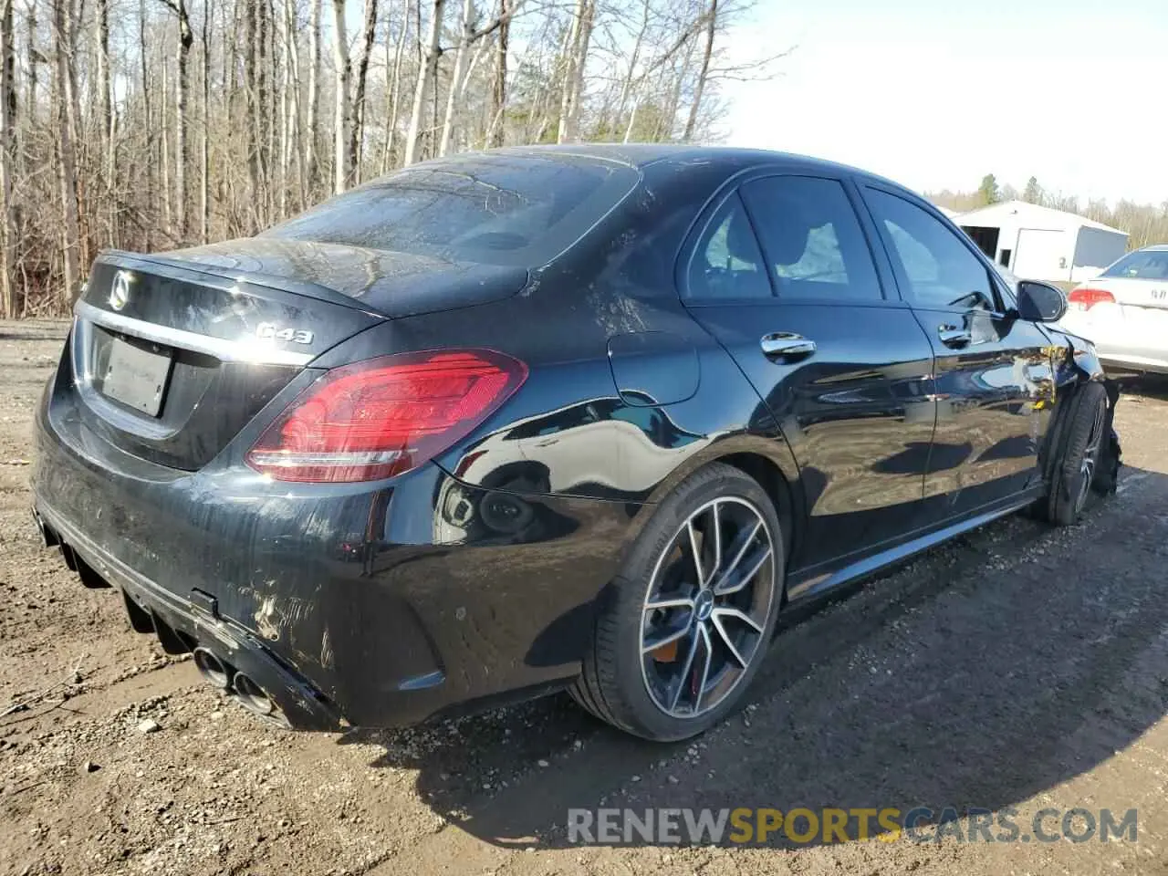 3 fotografías del automóvil dañado 55SWF6EB1LU324911 MERCEDES-BENZ C-CLASS 2020