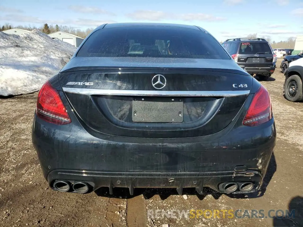6 fotografías del automóvil dañado 55SWF6EB1LU324911 MERCEDES-BENZ C-CLASS 2020