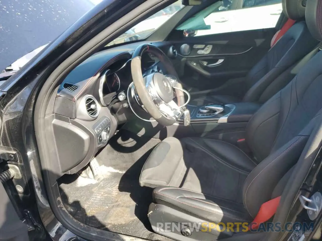 7 fotografías del automóvil dañado 55SWF6EB1LU324911 MERCEDES-BENZ C-CLASS 2020