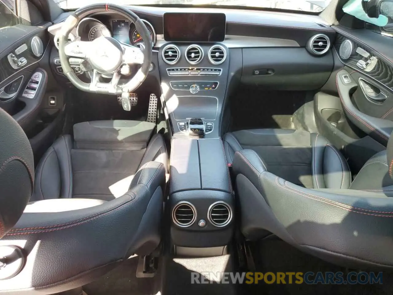 8 fotografías del automóvil dañado 55SWF6EB1LU324911 MERCEDES-BENZ C-CLASS 2020