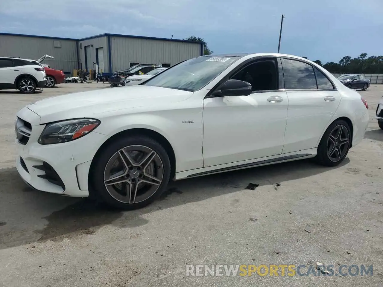 1 fotografías del automóvil dañado 55SWF6EB1LU334337 MERCEDES-BENZ C-CLASS 2020