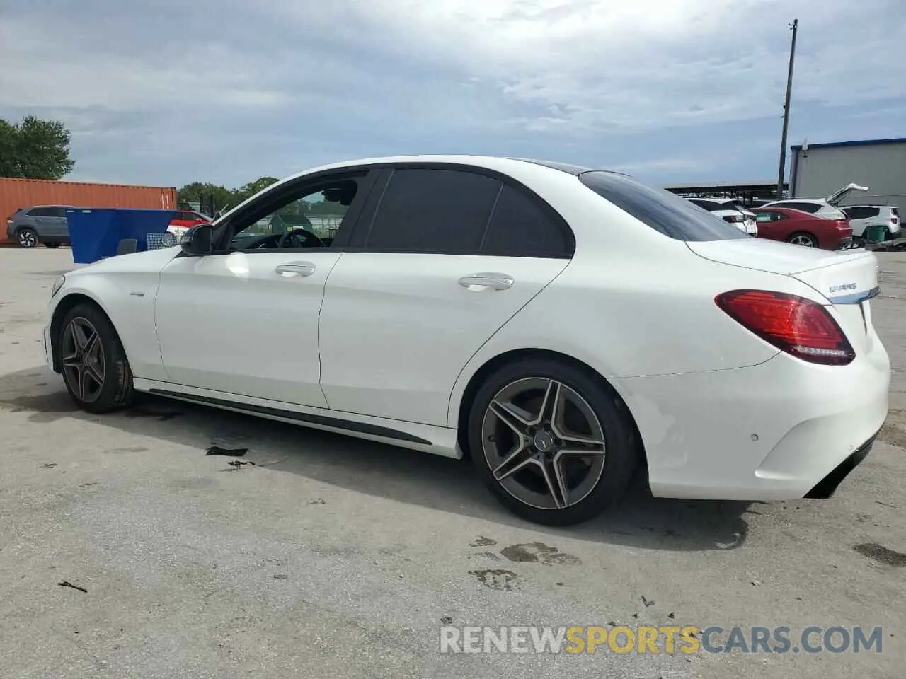 2 fotografías del automóvil dañado 55SWF6EB1LU334337 MERCEDES-BENZ C-CLASS 2020