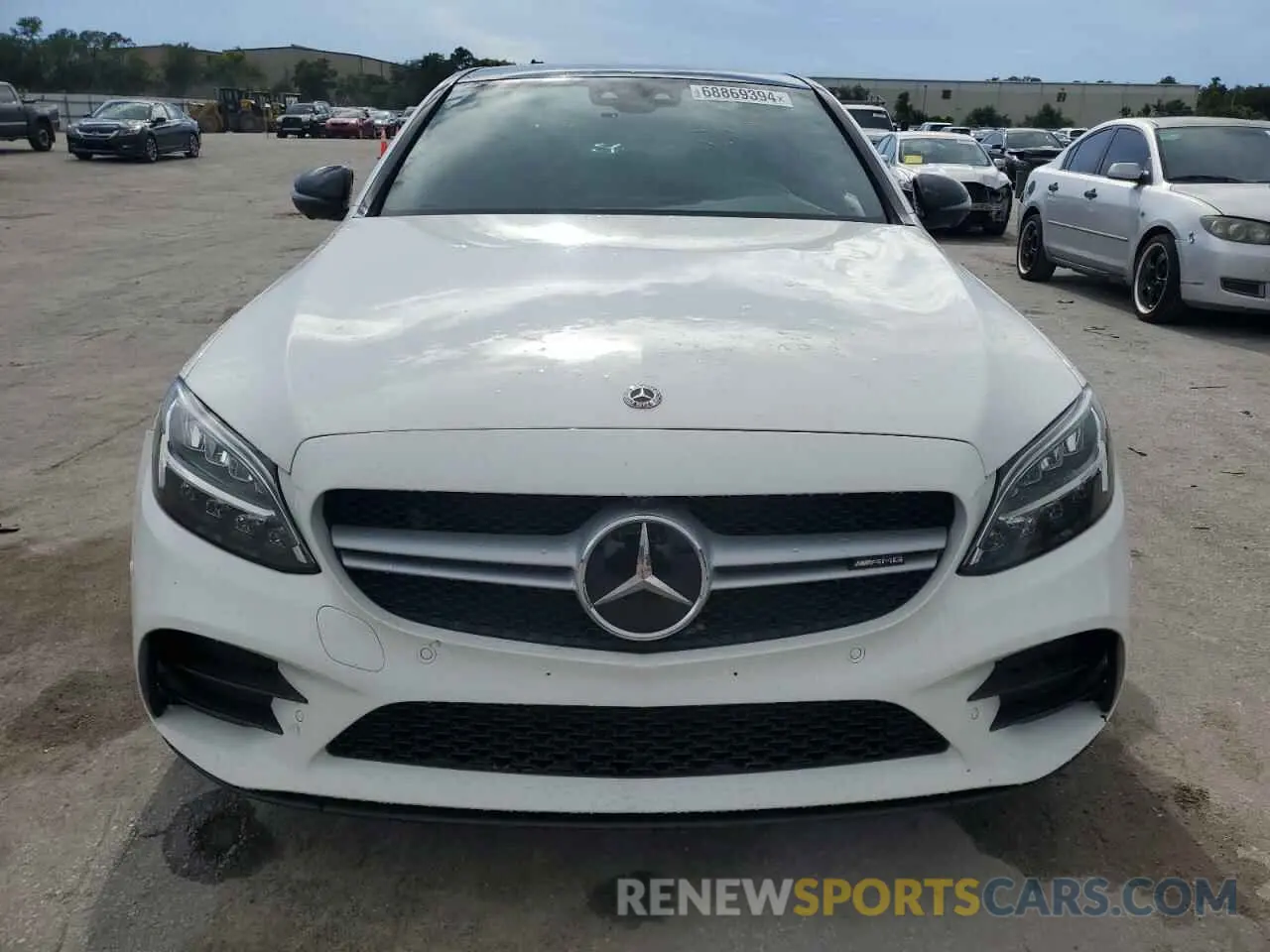 5 fotografías del automóvil dañado 55SWF6EB1LU334337 MERCEDES-BENZ C-CLASS 2020