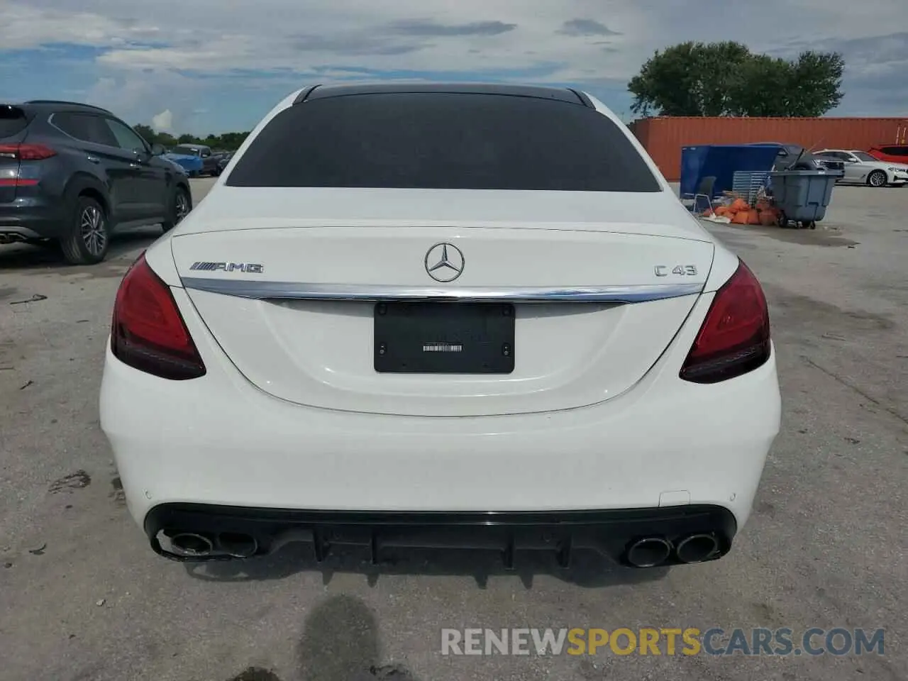 6 fotografías del automóvil dañado 55SWF6EB1LU334337 MERCEDES-BENZ C-CLASS 2020