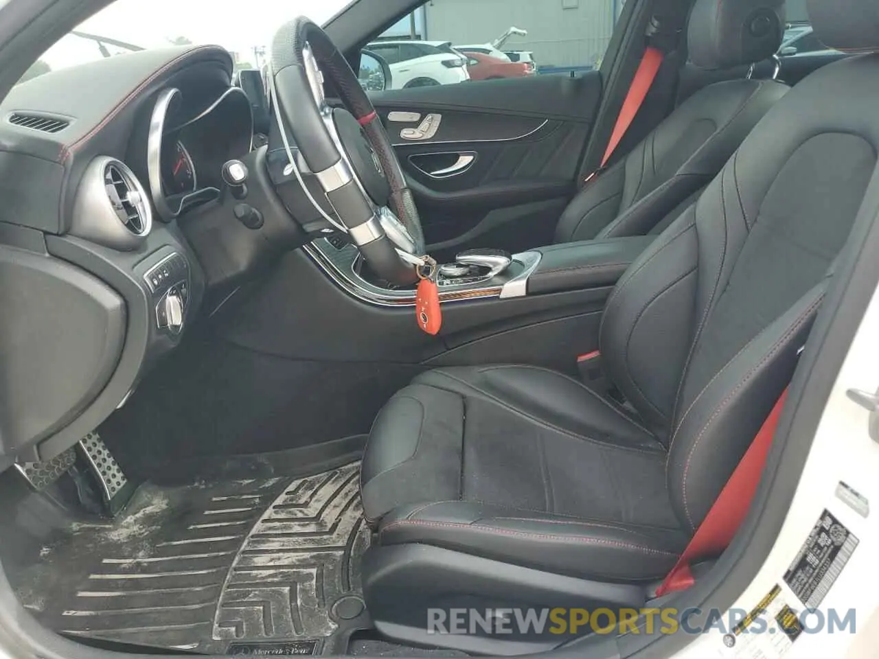 7 fotografías del automóvil dañado 55SWF6EB1LU334337 MERCEDES-BENZ C-CLASS 2020