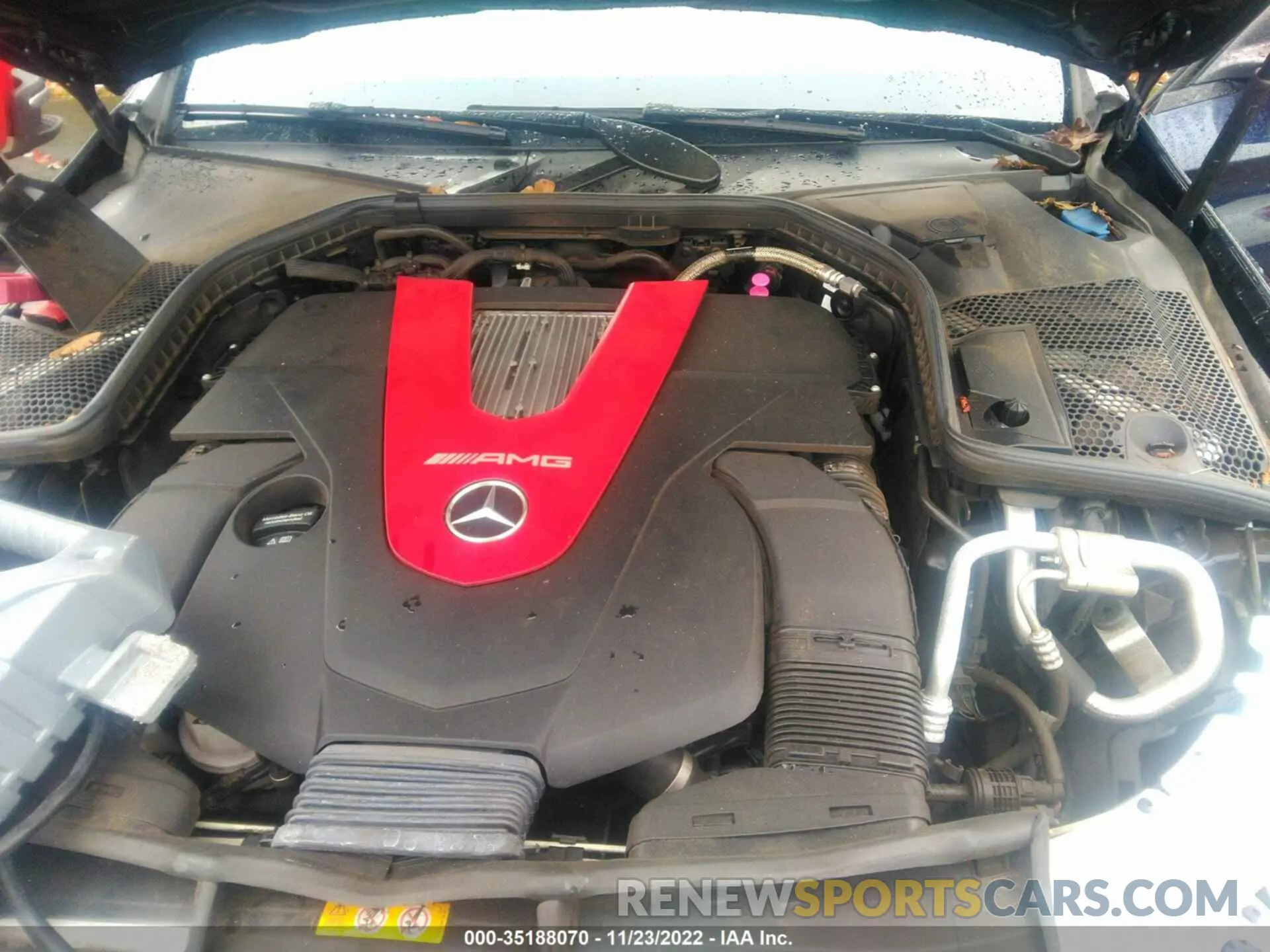 10 fotografías del automóvil dañado 55SWF6EB2LU328742 MERCEDES-BENZ C-CLASS 2020