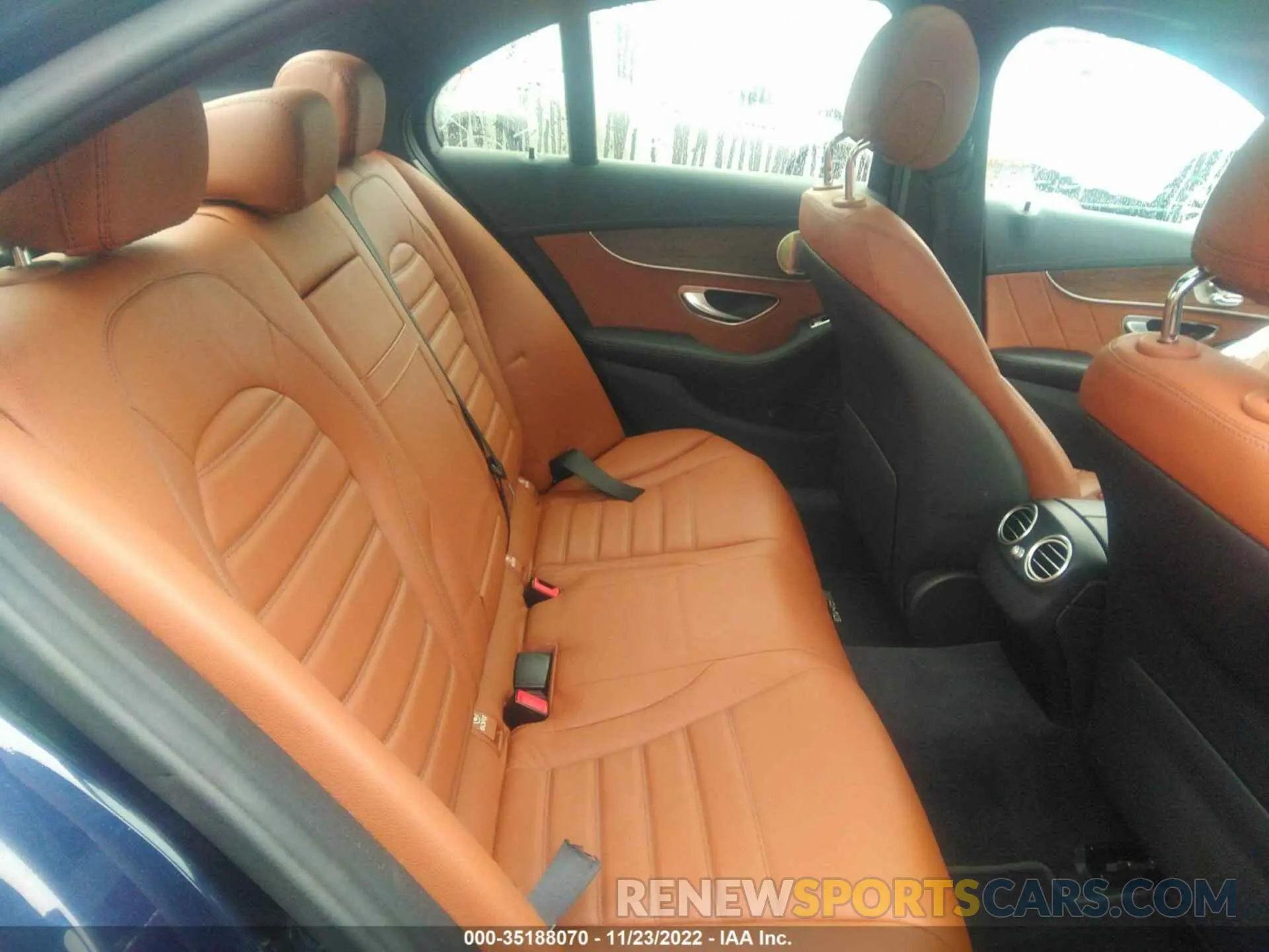 8 fotografías del automóvil dañado 55SWF6EB2LU328742 MERCEDES-BENZ C-CLASS 2020