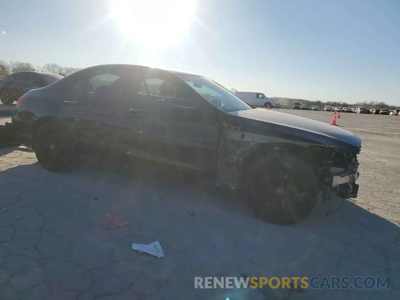 4 fotografías del automóvil dañado 55SWF6EB2LU329244 MERCEDES-BENZ C-CLASS 2020