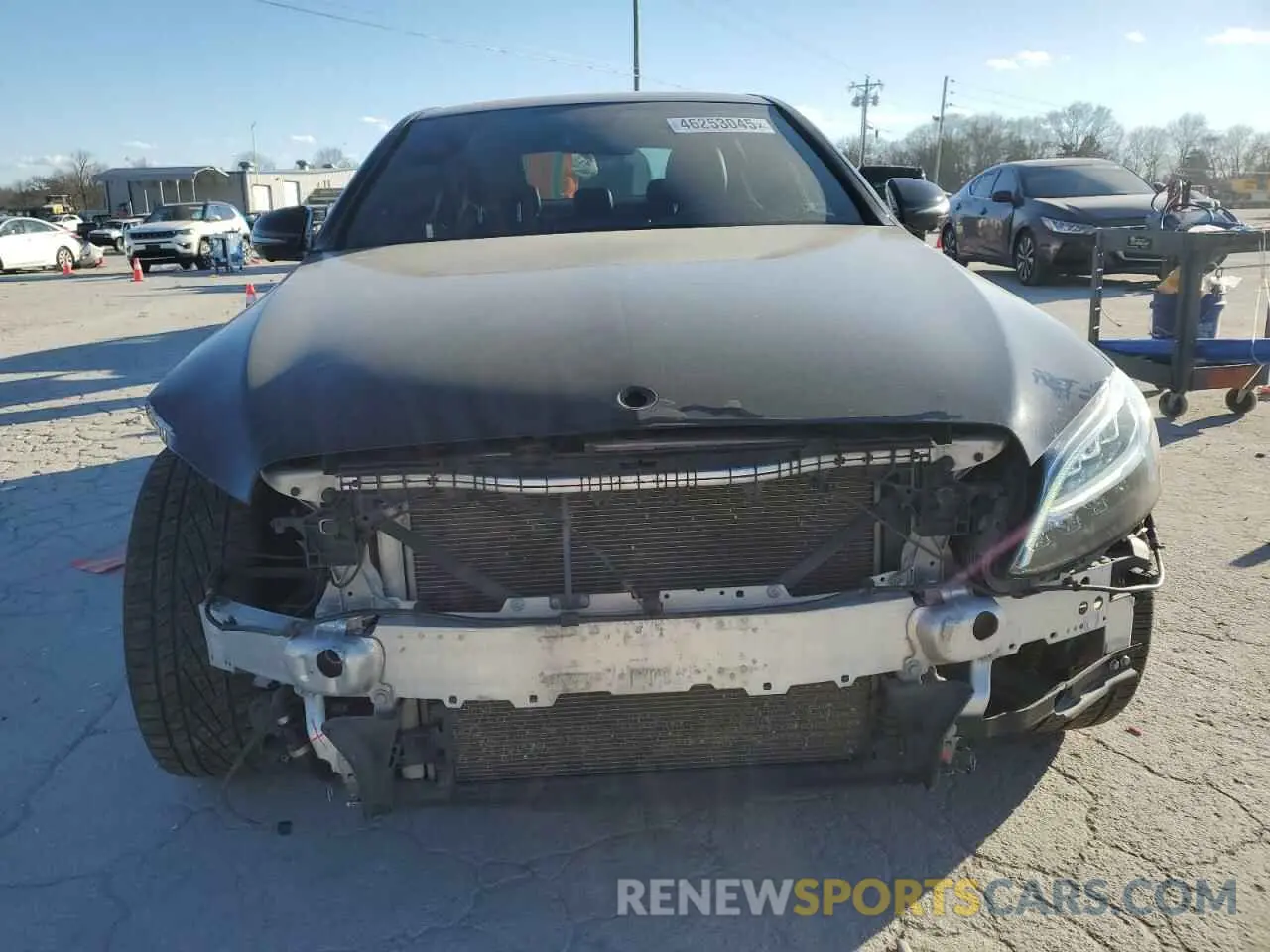 5 fotografías del automóvil dañado 55SWF6EB2LU329244 MERCEDES-BENZ C-CLASS 2020