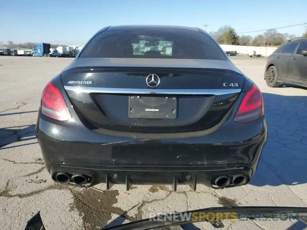 6 fotografías del automóvil dañado 55SWF6EB2LU329244 MERCEDES-BENZ C-CLASS 2020