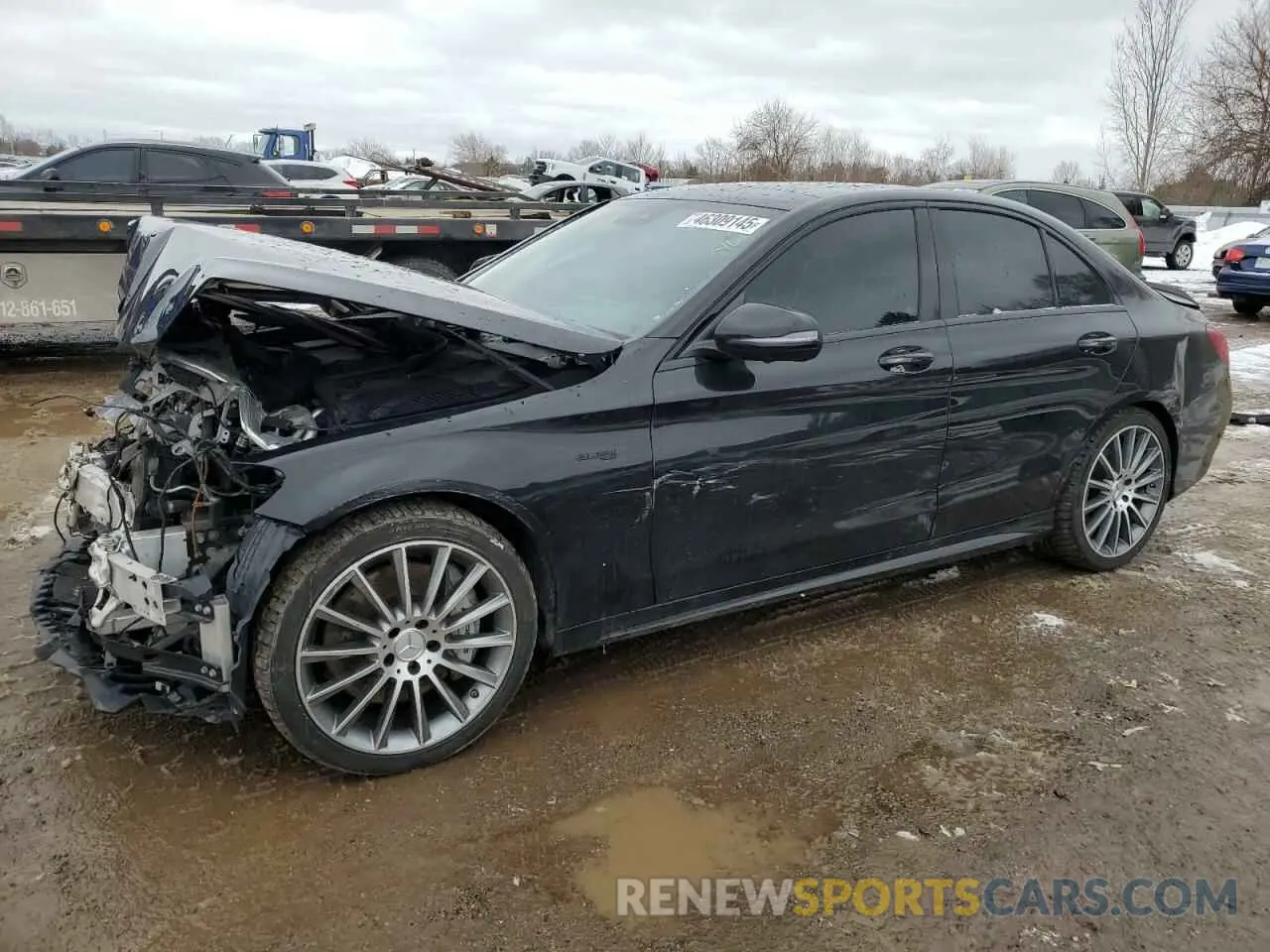 1 fotografías del automóvil dañado 55SWF6EB3LU334503 MERCEDES-BENZ C-CLASS 2020