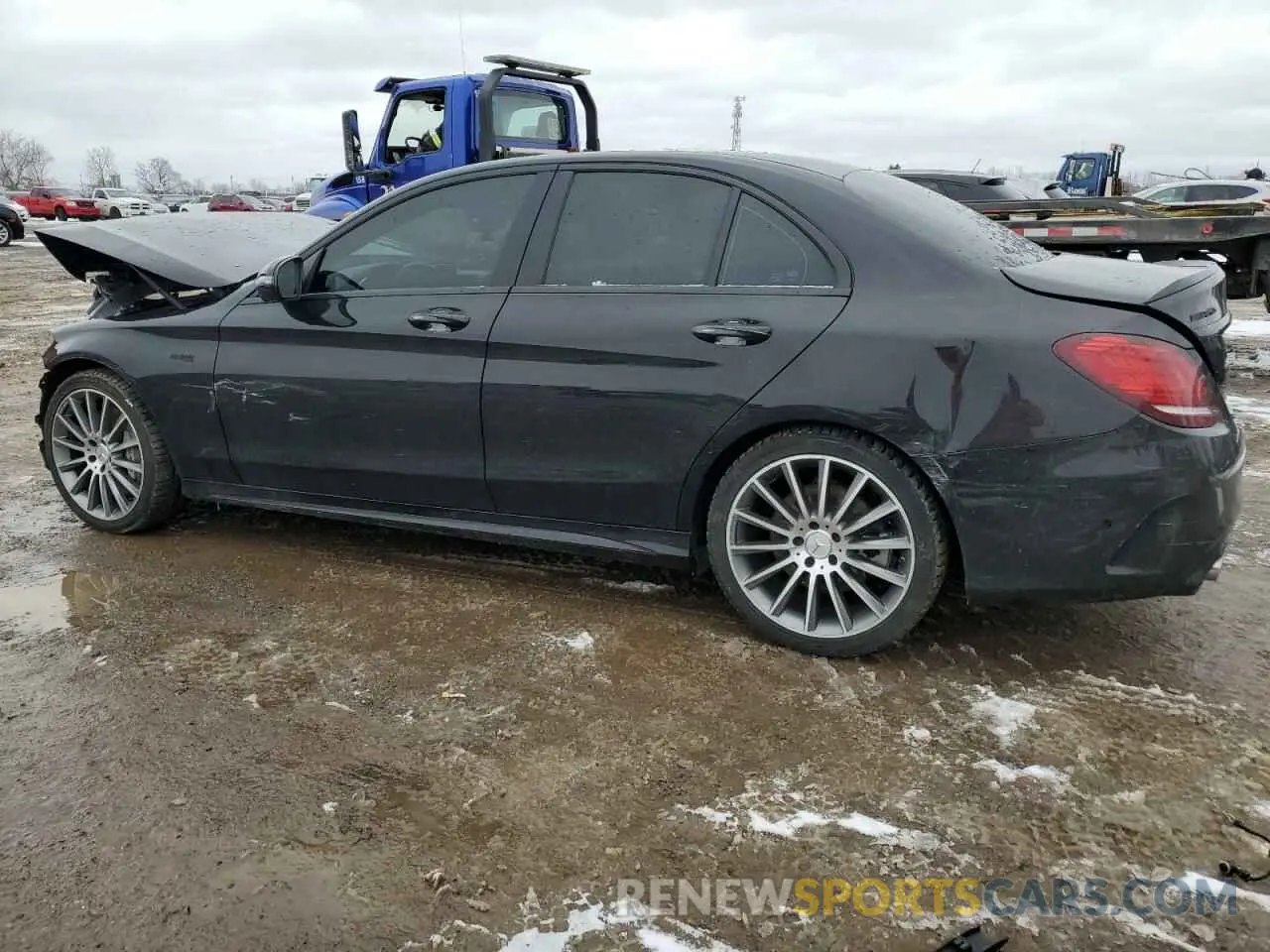 2 fotografías del automóvil dañado 55SWF6EB3LU334503 MERCEDES-BENZ C-CLASS 2020