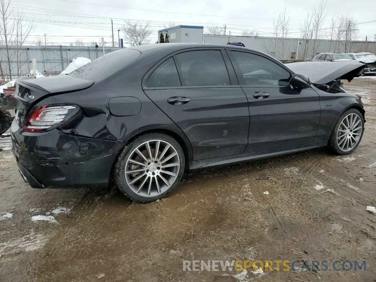 3 fotografías del automóvil dañado 55SWF6EB3LU334503 MERCEDES-BENZ C-CLASS 2020