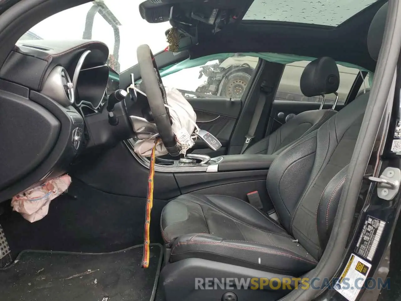 7 fotografías del automóvil dañado 55SWF6EB3LU334503 MERCEDES-BENZ C-CLASS 2020
