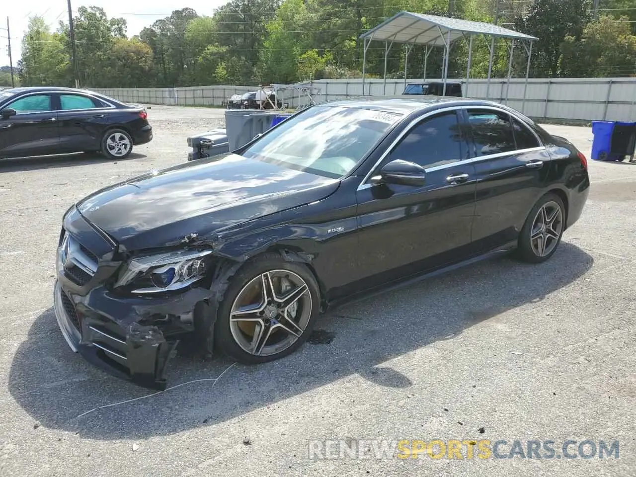 1 fotografías del automóvil dañado 55SWF6EB5LU331098 MERCEDES-BENZ C-CLASS 2020