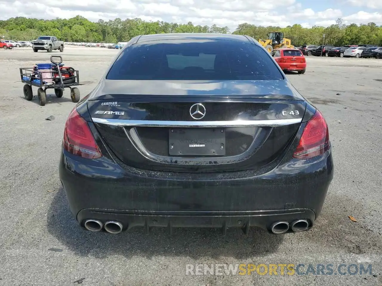 6 fotografías del automóvil dañado 55SWF6EB5LU331098 MERCEDES-BENZ C-CLASS 2020