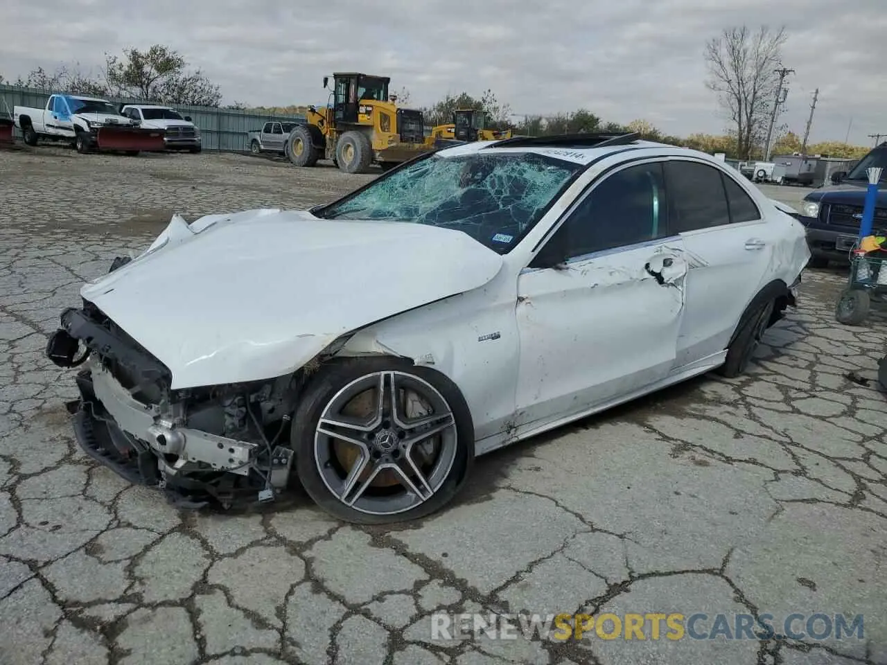 1 fotografías del automóvil dañado 55SWF6EB7LU333645 MERCEDES-BENZ C-CLASS 2020