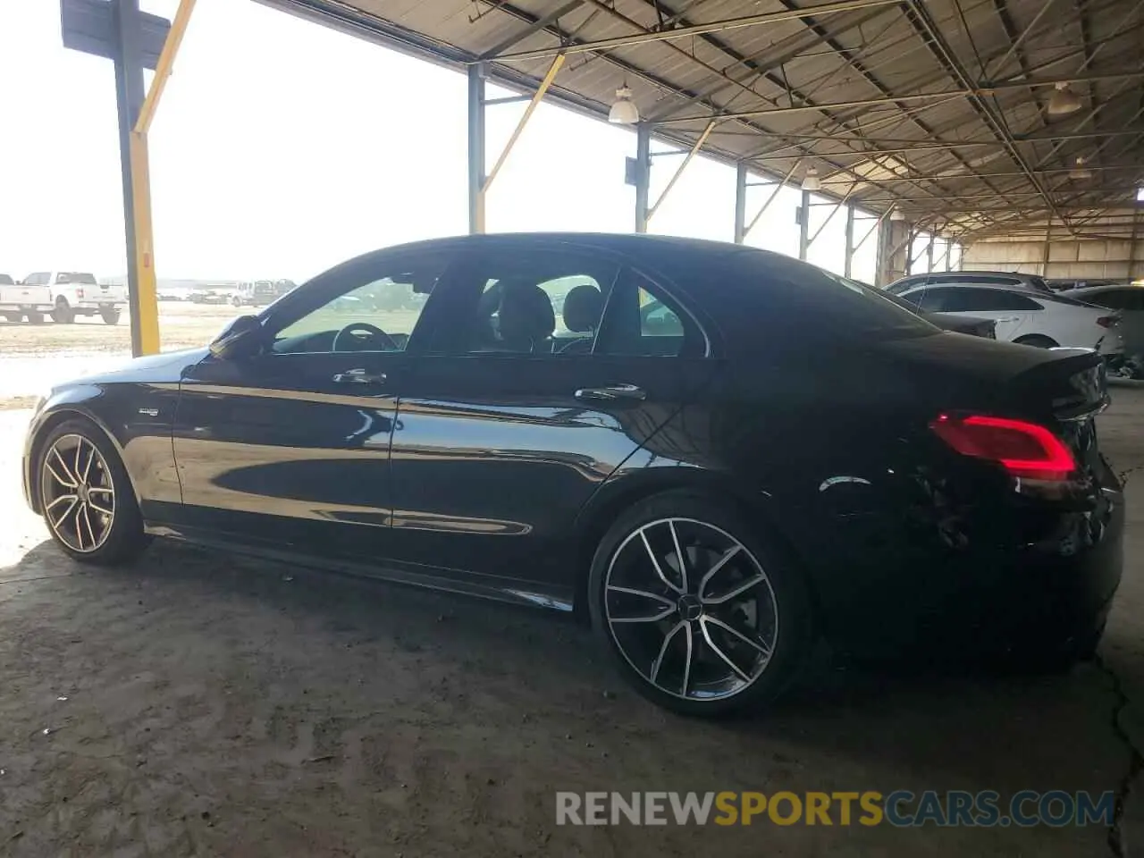 2 fotografías del automóvil dañado 55SWF6EB8LU324176 MERCEDES-BENZ C-CLASS 2020