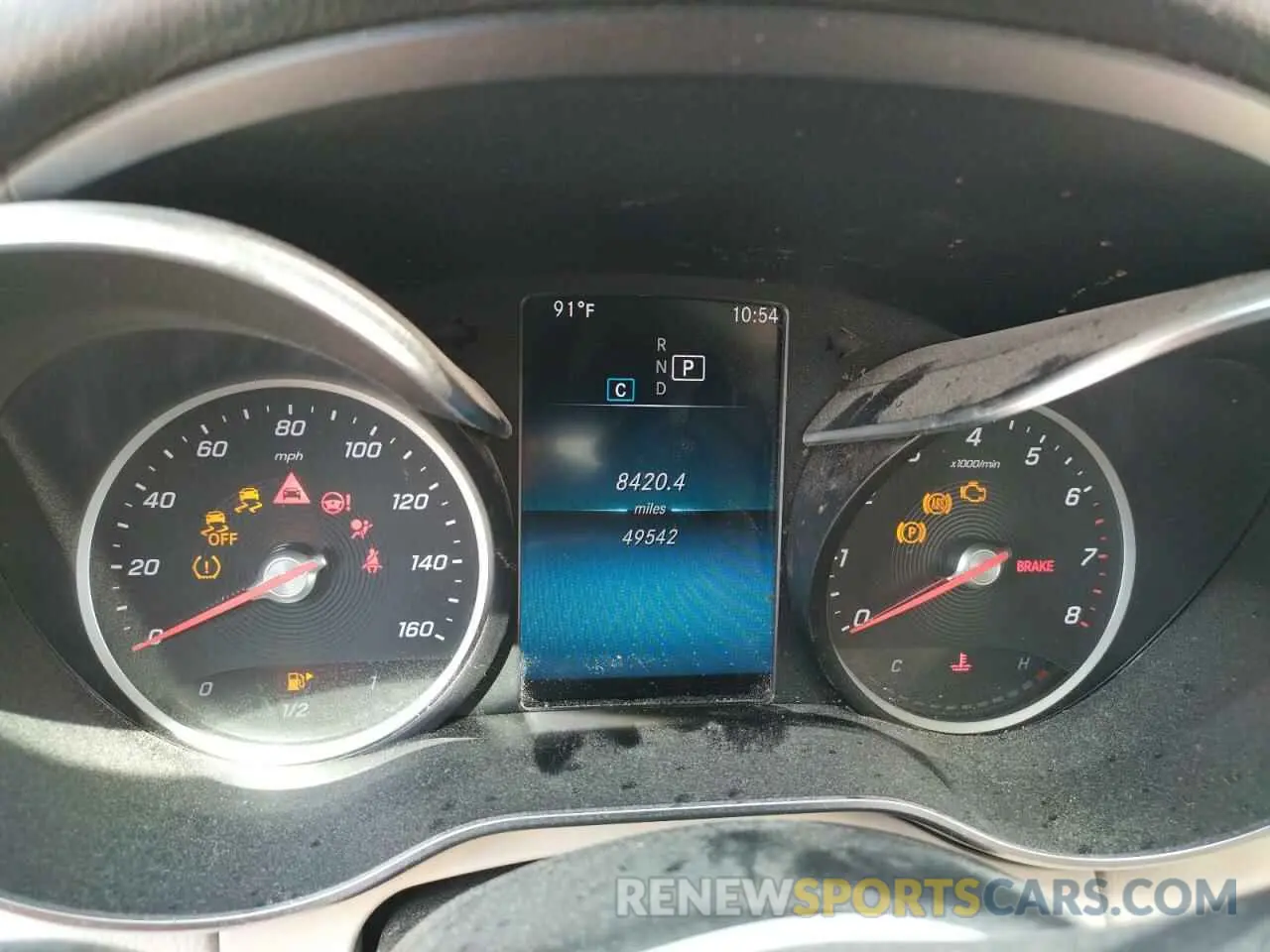 8 fotografías del automóvil dañado 55SWF8DB2LU328205 MERCEDES-BENZ C-CLASS 2020