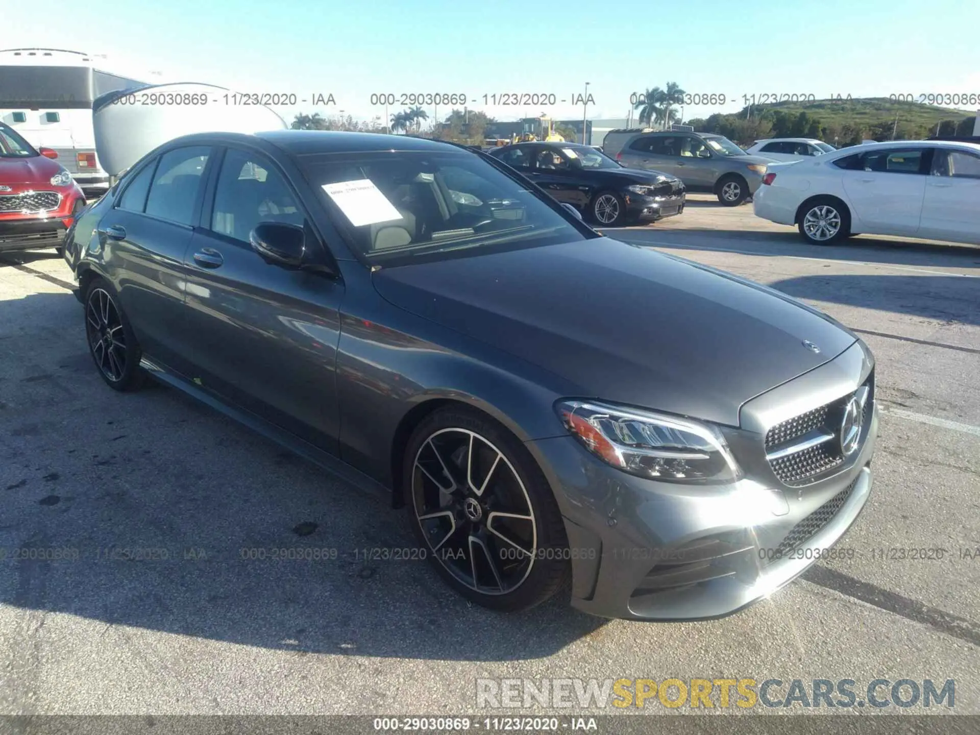 1 fotografías del automóvil dañado 55SWF8DB3LU323840 MERCEDES-BENZ C-CLASS 2020