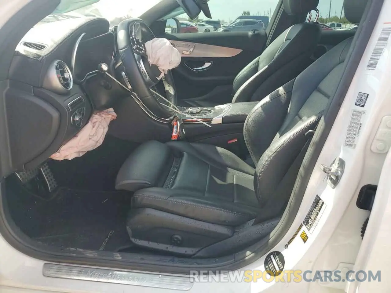 7 fotografías del automóvil dañado 55SWF8DB3LU324194 MERCEDES-BENZ C-CLASS 2020
