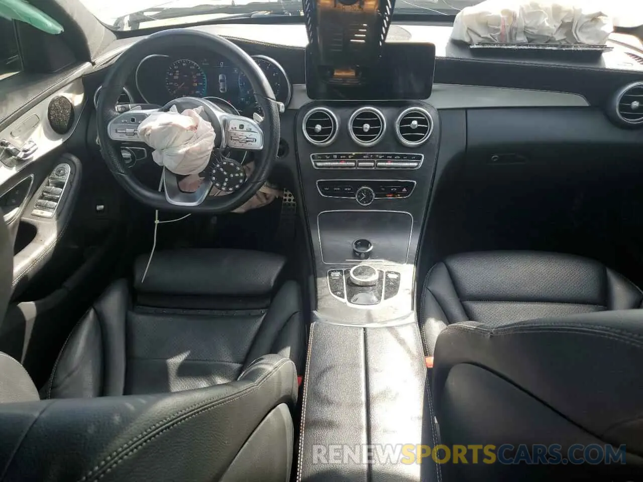 8 fotografías del automóvil dañado 55SWF8DB3LU324194 MERCEDES-BENZ C-CLASS 2020