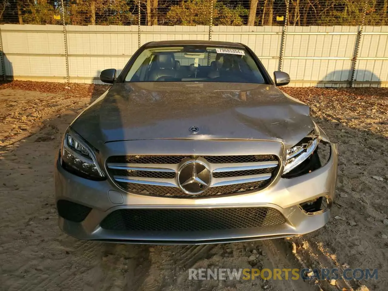 5 fotografías del automóvil dañado 55SWF8DB3LU327810 MERCEDES-BENZ C-CLASS 2020
